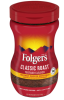 Folgers Classic Roast Instant Coffee Crystals;  12 Ounce Easy-Open Flip-Top Jar