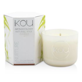 Eco-Luxury Aromacology Natural Wax Candle Glass - Nurture (Italian Orange Cardamom &amp; Vanilla)