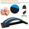 Back Massage Stretching Device Multi-Level Lumbar Spinal Support Stretcher Herniated Disc Upper Lower Back Pain Relief