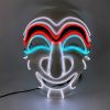 Cosplay Famous Film Money Heist Props Accessories Luminous Masks Lighting Up In The Dark Night For Halloween LED Masks