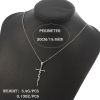 1pc New Stainless Steel Christian Cross Faith Word Church Prayer Religious Pendatn Necklace